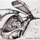 Illustration for article titled Chris Foss Designed Totally Thrilling Rocket Sled Art For emFlash Gordon/em